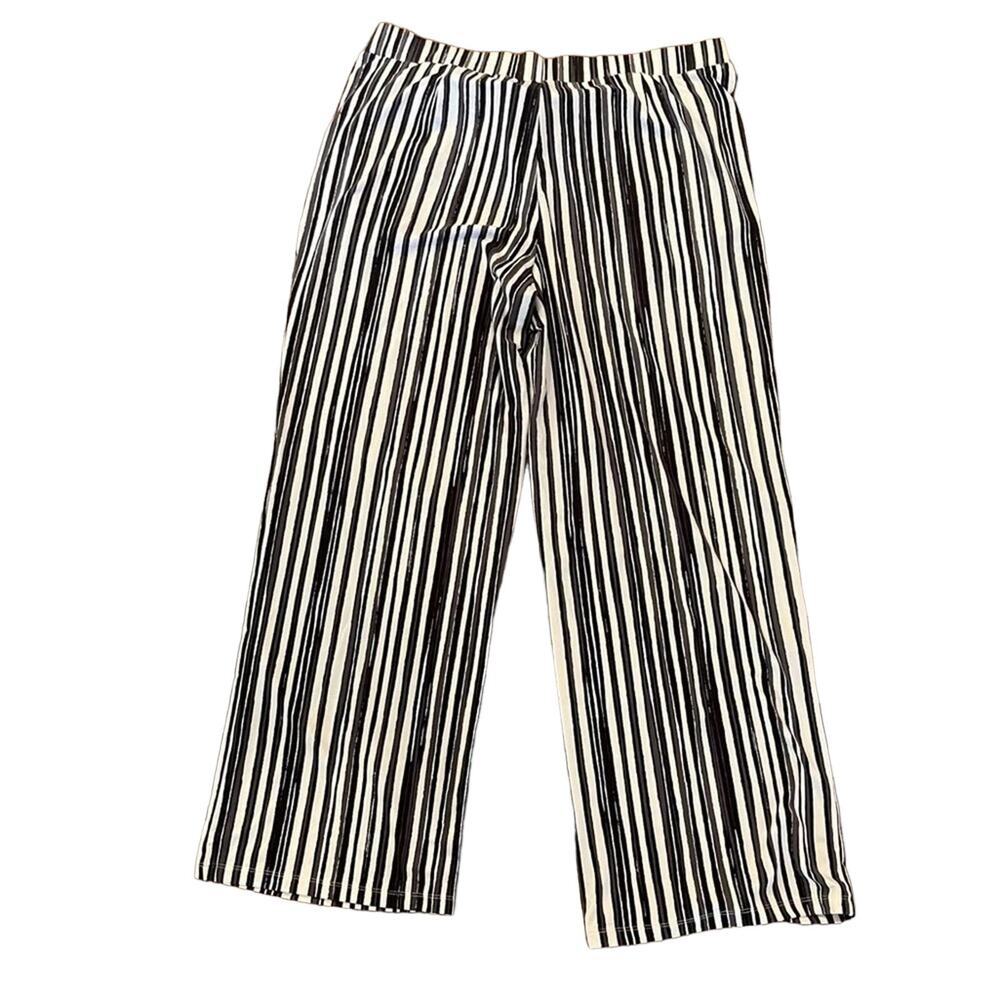 Elizabeth & Clarke Wide-Leg Pants w/StainTech Size LARGE (mismarked as XS) NWOT - Picture 8 of 12